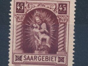 Duitse rijk - Mi-102 - Plattenfehler - ** - Saargebiet [DIV05-148