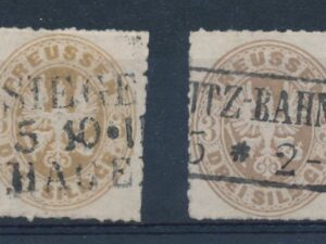 Duitse rijk - Mi-18 a+b   - ʘ - Preussen [DIV05-149
