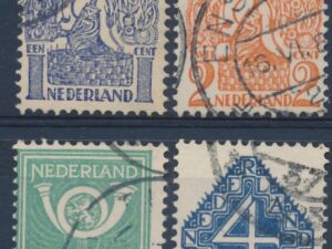 Nederland - NVPH-110-113   - ʘ [DIV05-244