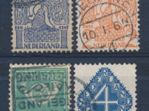 Nederland - NVPH-110-113   - ʘ [DIV05-267