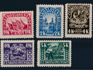 Tsjechoslowakije - Mi-455-459 - ** [DIV05-288