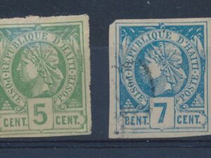Republique d'Haïti - Mi-1 - 4 - 5 - 6   - ʘ [DIV05-301