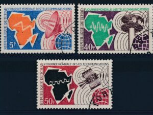 Rep du Tchad - Mi-383-385   - ʘ [DIV05-624