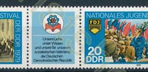 DDR - Mi-2426-2427 - 3-Streifen met randstuk  - ** [DIV01-732