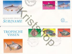 Suriname - E 044 A B - Tropische Vissen 1980