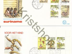Suriname - E 086 A B - Voor het Kind - Kinderspelen