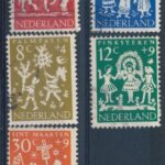 Nederland - NVPH - 0759-0763 - *   - ʘ [DIV03-1128