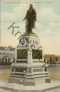 Leiden - Standbeeld van Pieter A vd Werff  [001-0113