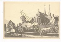 Deventer - Bergkerk en Bergpoort - prent [002-0941