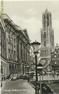 Utrecht - Stadhuis en Dom [002-1174