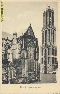 Utrecht - Domtoren met kerk [002-4921