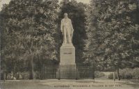Rotterdam - Standbeeld Tollens in het Park  [002-7446