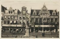 Haarlem - Groote Markt met monument LJ Coster [003-0071