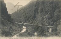 Route de Pierrefitte à  Cauterets - Le Grand Pont du Chemin de fer [KRST005-3082
