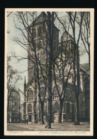 Münster i W - Dom und Liebfrauenturm vom Domplatze [KRST005-3348
