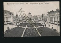 Gand 1913 - Vuegénérale de la Cour d'Honneur [KRST005-3949