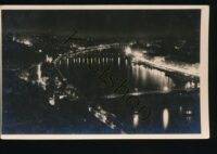 Budapest - Vue du Danube nuitamment [KRST005-4689