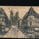 Bruxelles - Eglise et rue Sainte gudule [KRST006-5570