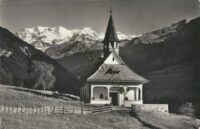 Kiental - Kapelle mit Blümlisalp  [KRST007-3448