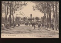 Aix-en-Provence - Le Cours Mirabeau et la Grande Fontaine [010-3823