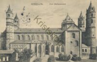 Worms a Rhein - Dom (Seiteansicht) [KRST011-2733) Feldpost