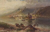 Kaub - Burg Gutenfels und Pfalz [KRST011-2794)