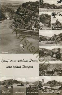 Gruß vom schönen Rhein und seinen Burgen [KRST011-2799)