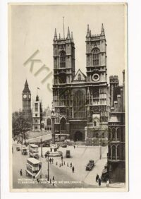 London - Westminster Abbey - St Magaret's  Church and Big Ben [KRST011-7041