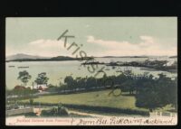 Auckland Harbour from Ponsonby [KRST012-0144