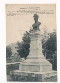 Statue de Lamartine a Milly [KRST012-3056