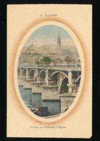 St Cloud - Le Pont de St Cloud etL'Eglise [KRST012-4073