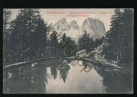 Dolomitenstrasse - Langkofelgruppe u kleiner See unteralb Pordoijoch [KRST012-4988