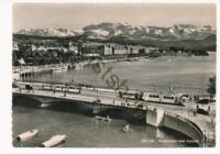 Zürich - Quaibrücke und Utoquai  [KRST014-2033