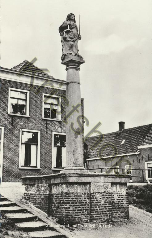 KRST001-0604_0.jpg Hekendorp - Schandpaal met vrouwe Justitie [001-0604