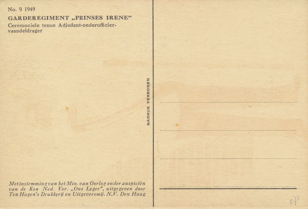 KRST001-0670_1.jpg Militair - Garderegiment Prinses Irene [001-0670 - Afbeelding 2