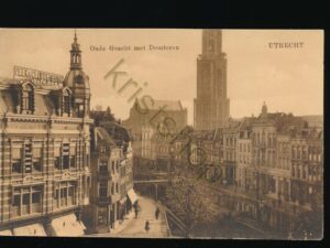 Utrecht - Oude Gracht met Domtoren [001-1018
