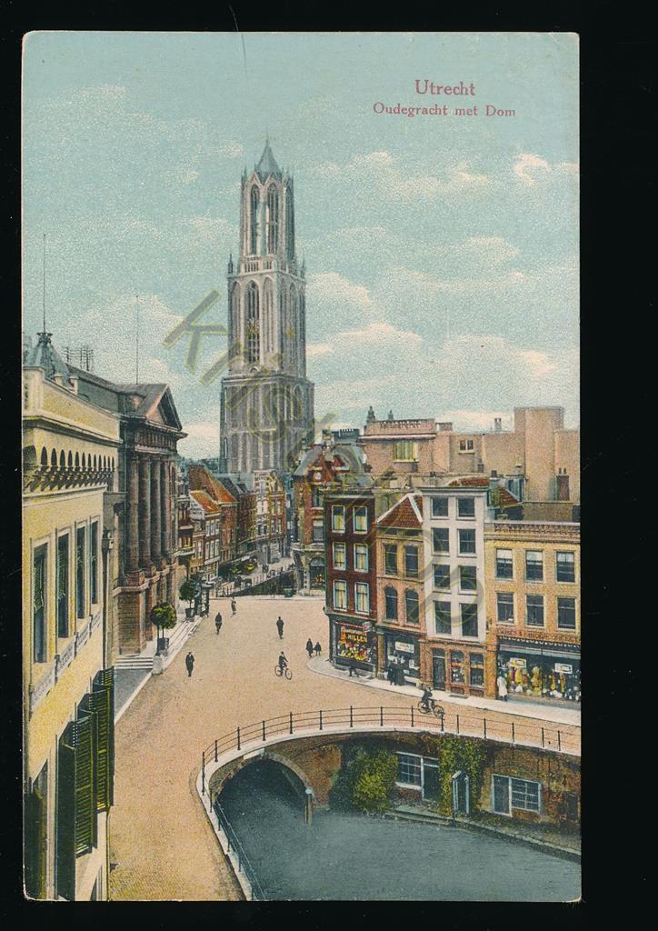 KRST001-1019_0.jpg Utrecht - Oudegracht met Dom [001-1019