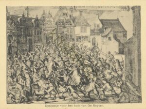 Opsstootje voor het huis van de Ruyter [001-1310
