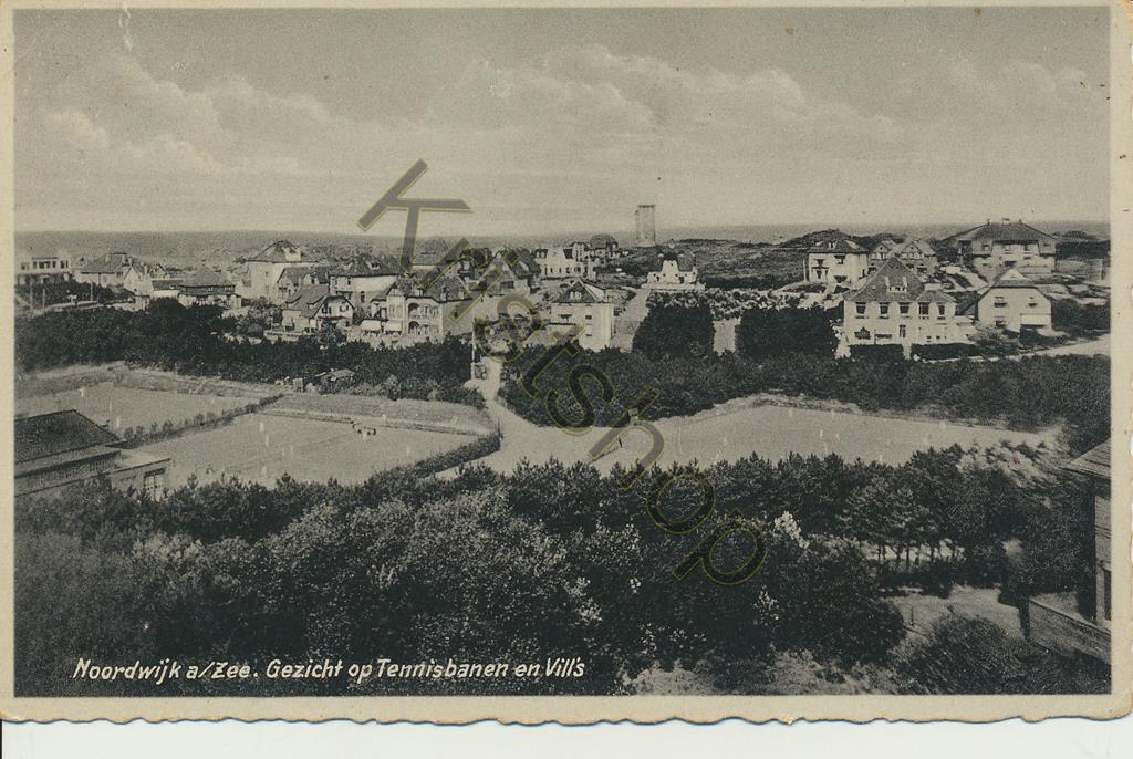 KRST001-2846_0.jpg Noordwijk aan Zee - Gezicht op Tennisbanen [001-2846