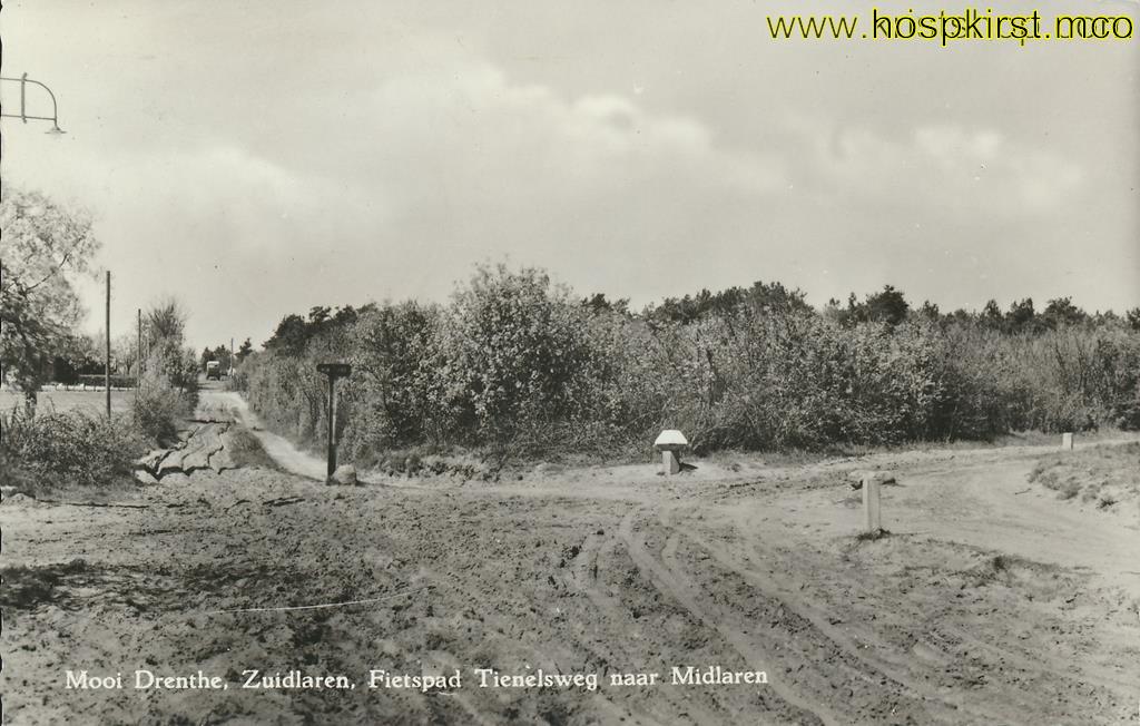 Zuidlaren - Fietspad Tienelsweg naar Midlaren [001-3613