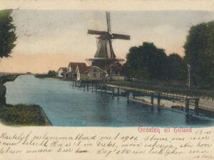 Groeten uit Holland met molen [001-3982 (+/- 1900)
