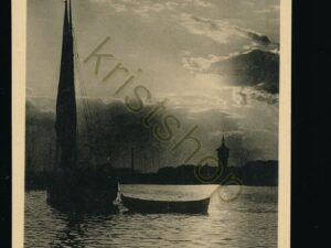 Dordrecht - Avondstemming op de Oude Maas [001-4003