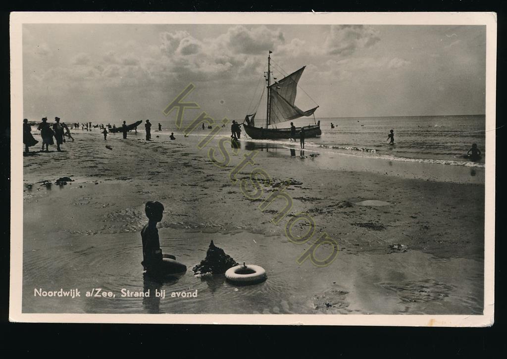 KRST001-4025_0.jpg Noordwijk aan Zee - Strand bij avond [001-4025