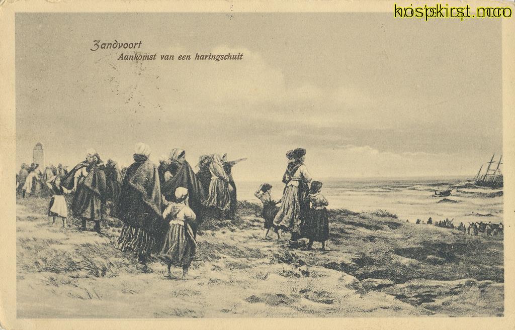 KRST001-4433_0.jpg Zandvoort - Aankomst van een haringschuit [001-4433