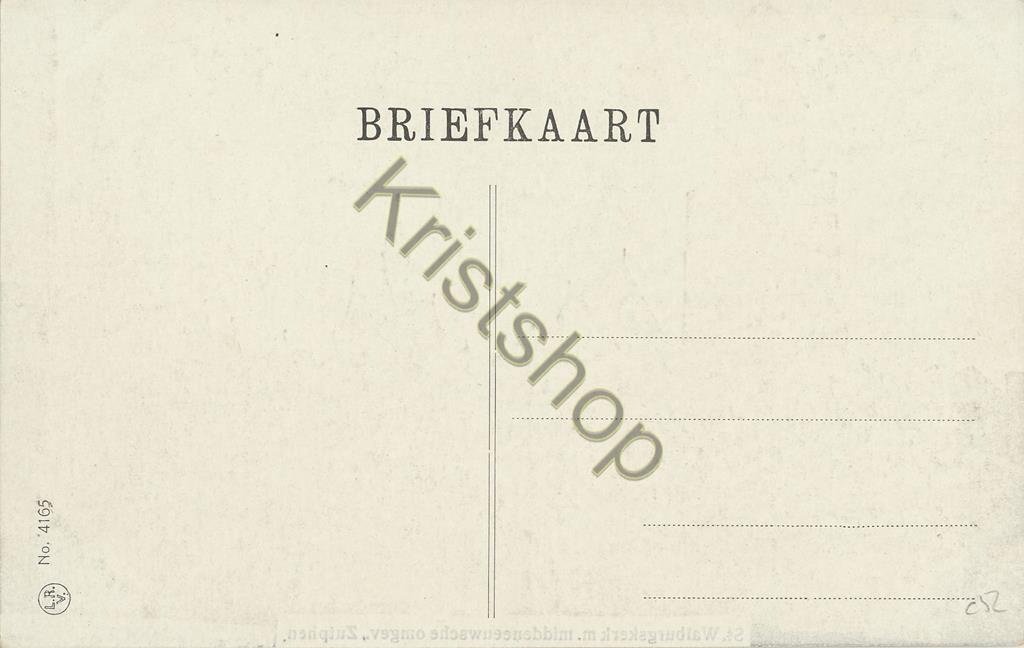 KRST001-4852_1.jpg Zutphen - St Walburgskerk m middeneeuwsche omgev [001-4852 - Afbeelding 2