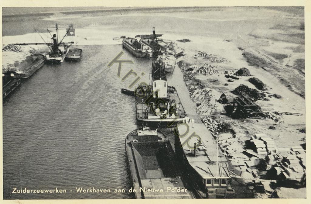 KRST001-4899_0.jpg Zuiderzeewerken - Werkhaven aan de Nieuwe Polder [001-4899