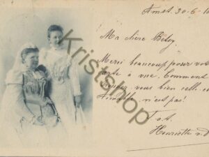 Ned Kon familie - Wilhlemina met Emma uit 1899 [001-5148