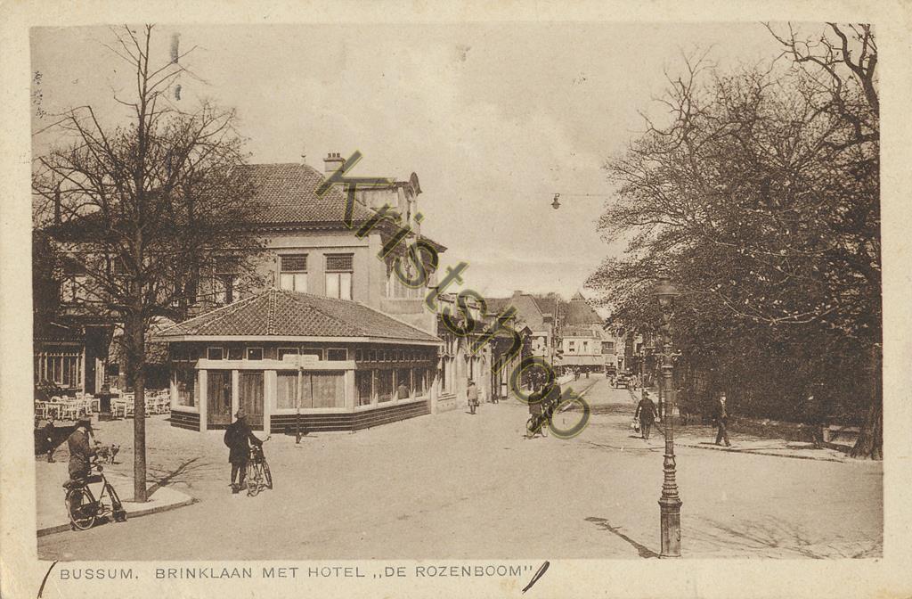 KRST001-5301_0.jpg Bussum - Brinklaan met Hotel De Rozenboom [001-5301
