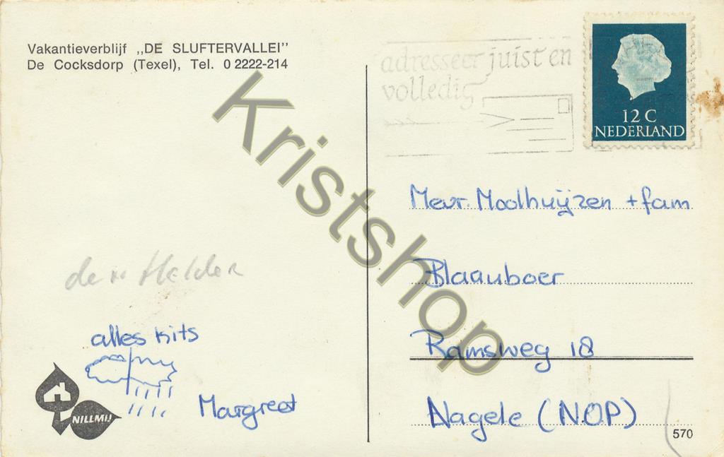 KRST001-5420_1.jpg Texel - De Cocksdorp - Vakantieverblijf De Sluftervallei [001-5420 - Afbeelding 2