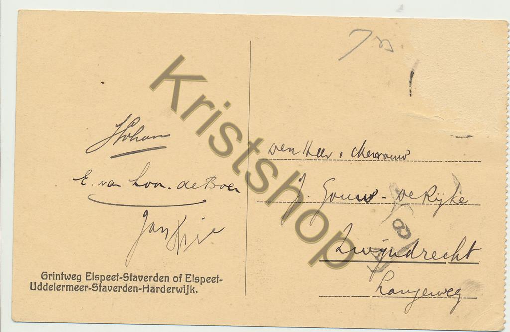 KRST001-5600_1.jpg Staverden - Kasteel - Parkzijde [001-5600 - Afbeelding 2